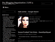 Tablet Screenshot of log3.org